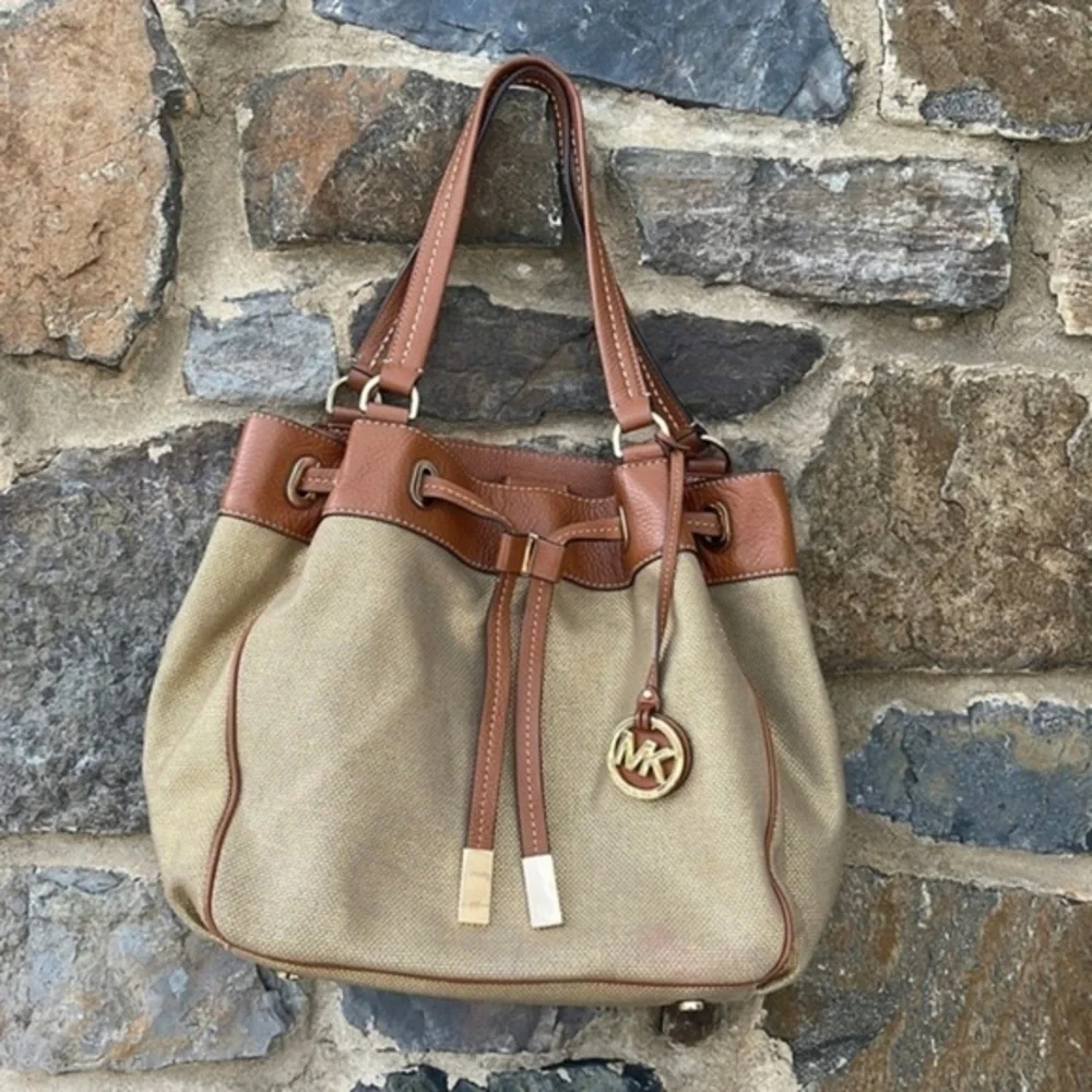 Michael Kors marina large drawstring tote